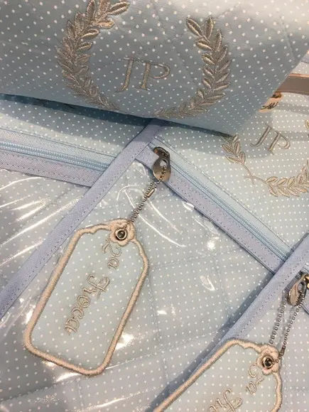 Enxoval Personalizado Saquinhos de Troca e Necessaires.