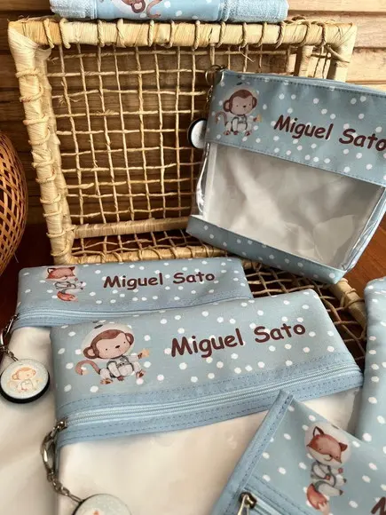 Kit Creche Personalizado Espaço 8 Peças