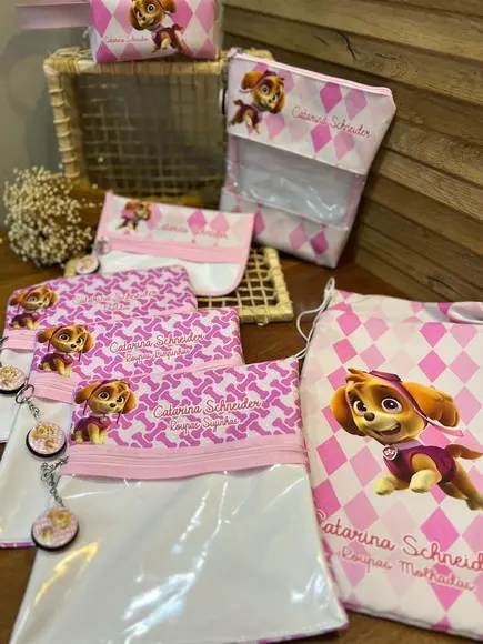Kit Escolar Personalizado Patrulha Canina