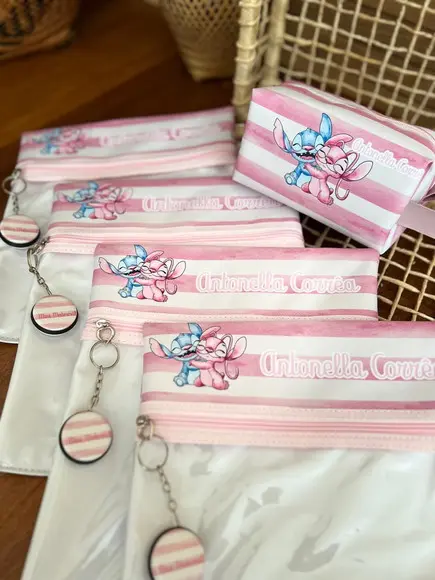 Kit Escolar Stitch.