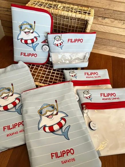 Kit Escolar Tubarão
