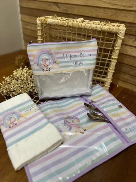 Kit Escolar Unicórnio