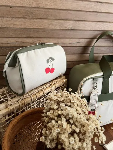 Kit para Maternidade Mala, Saquinhos e Necessaire