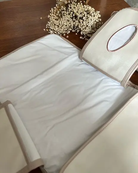 Kit Trocador e Necessaire Hora do Banho e Porta Documentos.