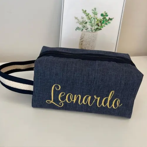 Necessaire Box Bordada
