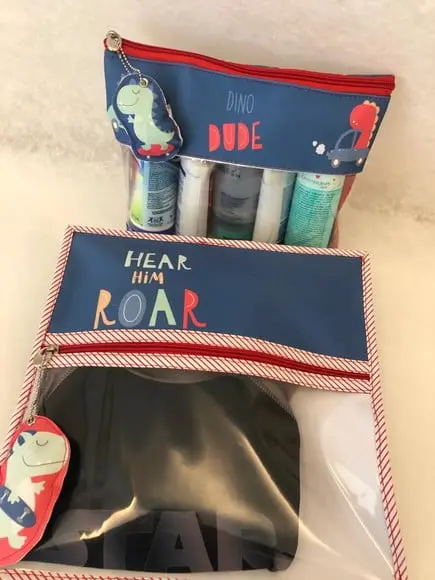 Necessaire Hora do Banho e Saquinho de Roupa