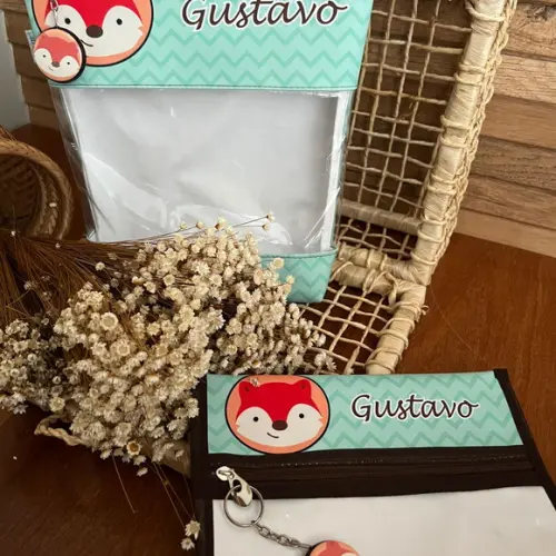 Necessaire Hora do Banho Grande (g) e Kit Higiene com Toalh