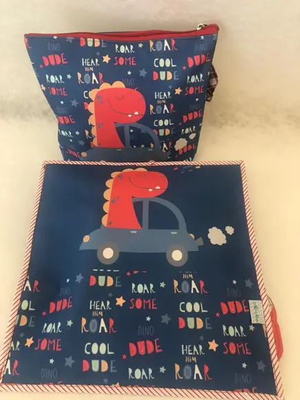 Necessaire Hora do Banho e Saquinho de Roupa