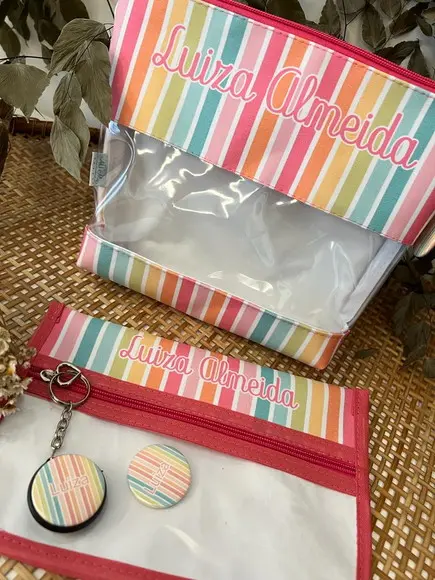 Porta Higiene Escolar + Necessaire Hora do Banho