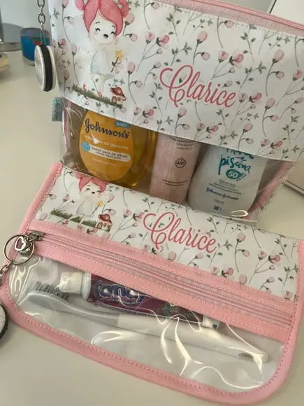 Porta Higiene Escolar + Necessaire Hora do Banho .