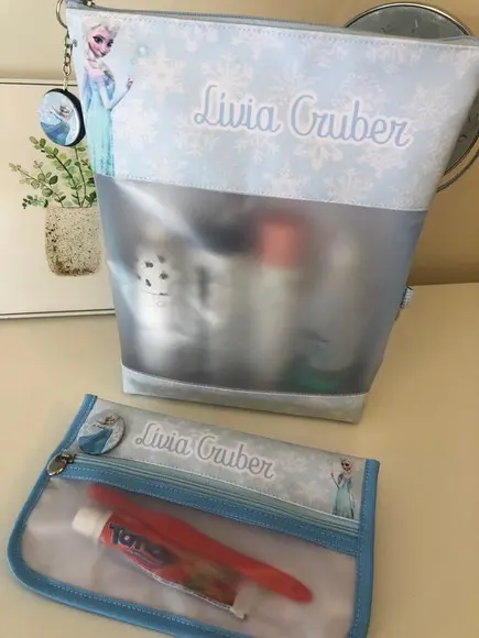 Porta Higiene Escolar +necessaire Hora do Banho.