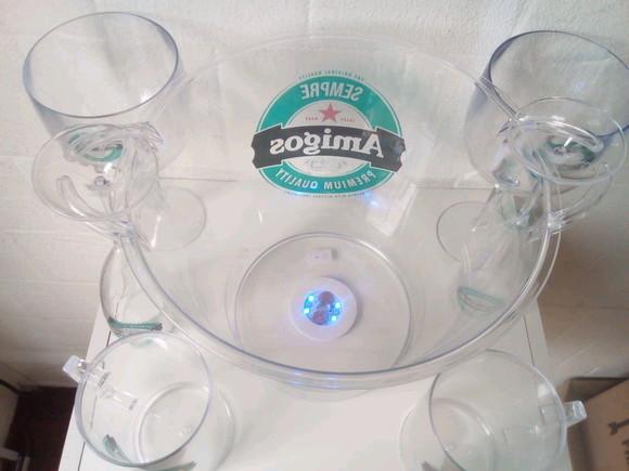 Balde de Gelo com LED Personalizado