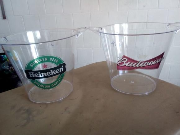Balde de Gelo Transparente Personalizado