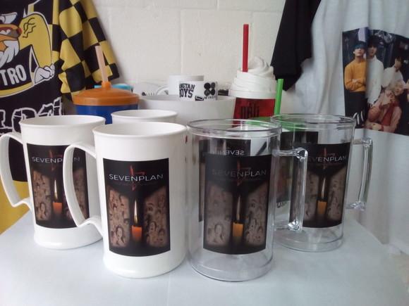 Caneca Acrílica 350ml Kit Personalizado