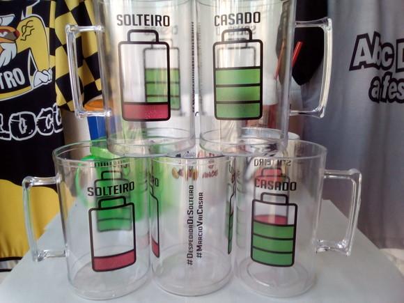 Caneca Acrílica 350ml Kit Personalizado