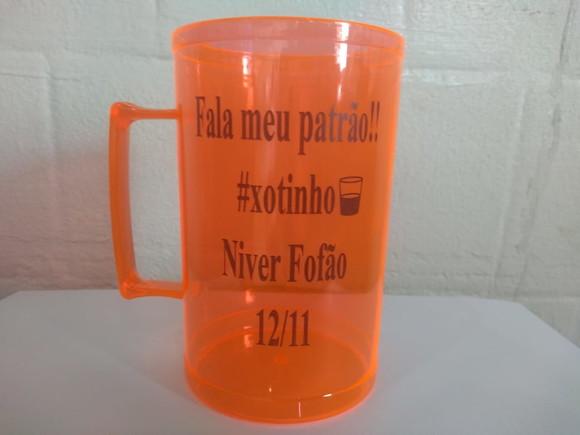 Caneca Acrílica Colorida 300ml Kit Personalizado
