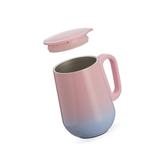 Caneca Bicolor Parede Dupla 250 ml