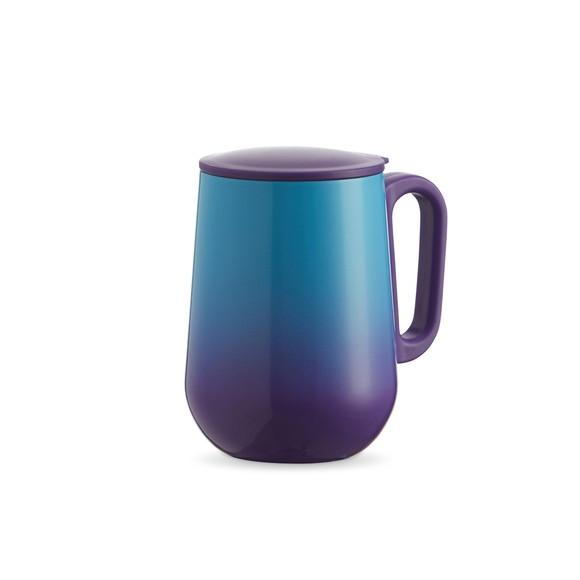 Caneca Bicolor Parede Dupla 250 ml
