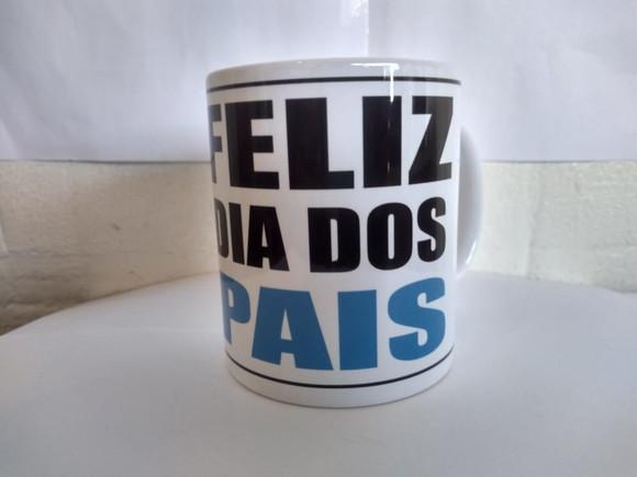 Caneca de Porcelana Dia dos Pais Personalizada