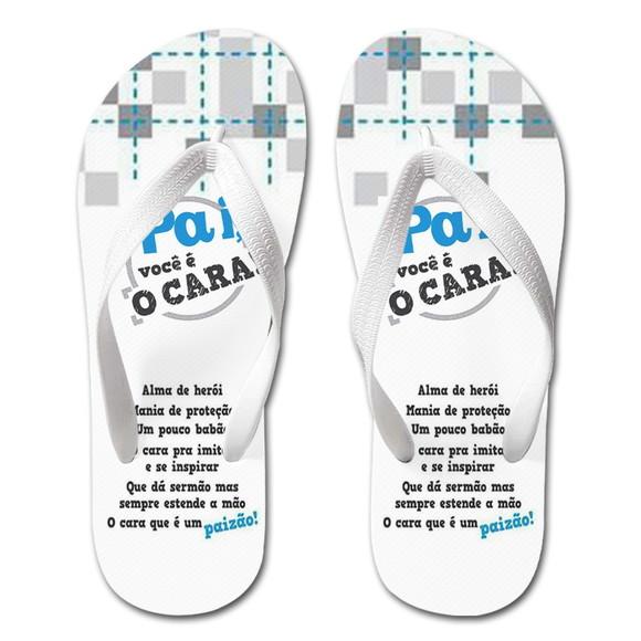 Chinelo Dia dos Pais Personalizado