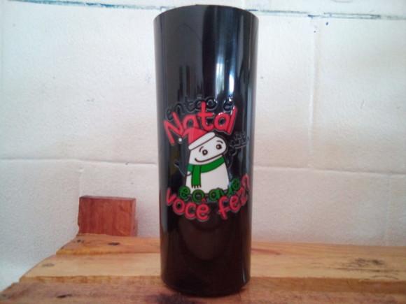 Copo Long Drink Preto Personalizado