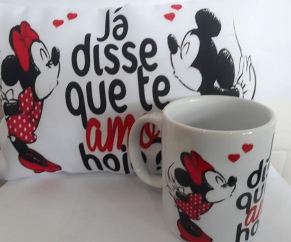 Kit Almofada e Caneca Personalizado