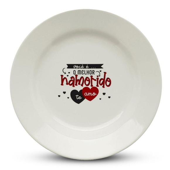 Prato Dia dos Namorados Personalizado