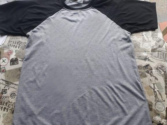 Raglan Cinza/preta