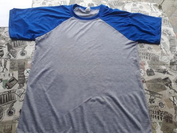 Raglan Cinza/preta