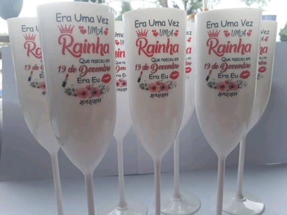 Taça de Champanhe Kit Personalizado
