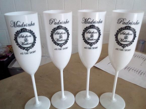 Taça de Champanhe Kit Personalizado