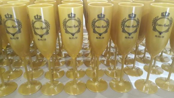 Taça de Champanhe Kit Personalizado