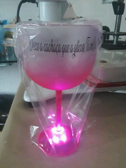 Taça de Gin Degradê com Led