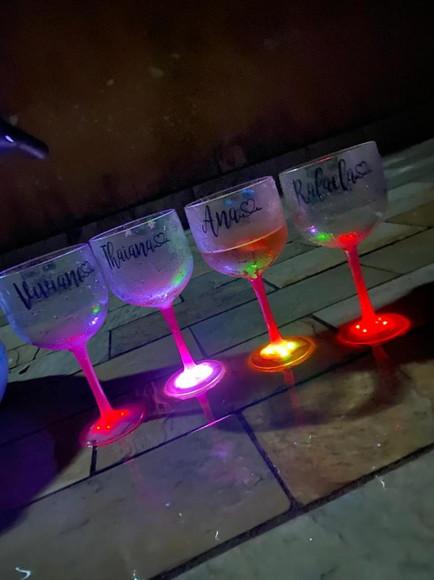 Taça de Gin Degradê c/ Led
