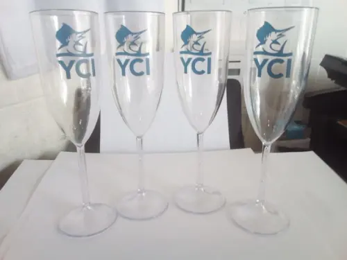 10 Baldes de Gelo Transparente + 50 Taças de champanhe