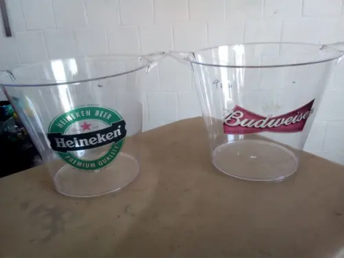 Balde de Gelo Transparente Personalizado