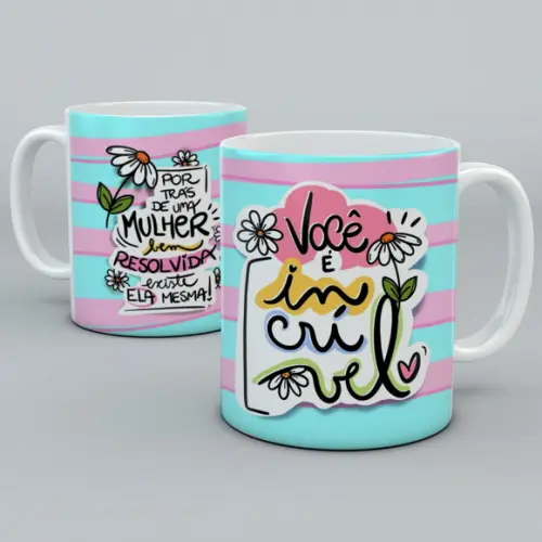 Caneca Dia das Mulheres Personalizada
