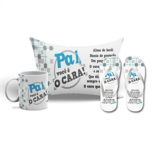 Caneca Kit Dia dos Pais Personalizada