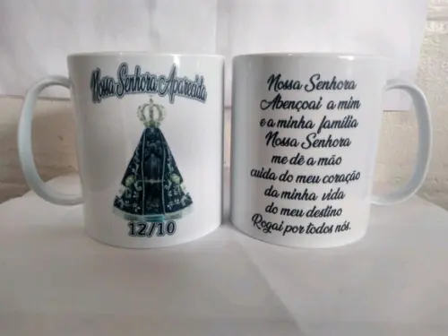 Caneca Laser Kit Nossa Senhora Aparecida
