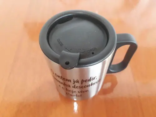 Caneca Térmica de Alumínio Personalizada