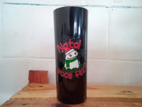 Copo Long Drink Preto Personalizado