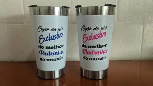 Copo Térmico Branco Personalizado