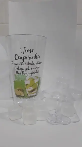 Coqueteleira Acrílica c/ Gelo Ecológico
