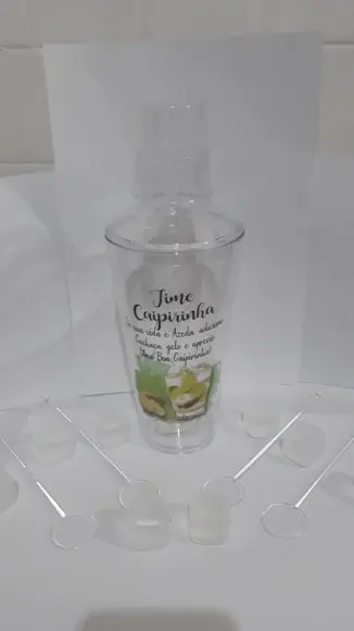 Coqueteleira Acrílica c/ Gelo Ecológico