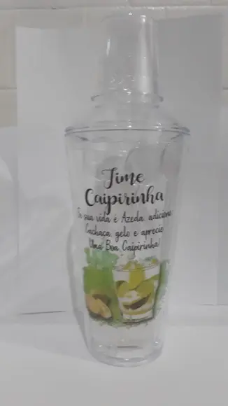 Coqueteleira Acrílica c/ Gelo Ecológico