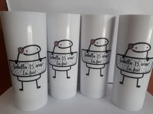 Kit Long Drink 15 Anos Personalizado