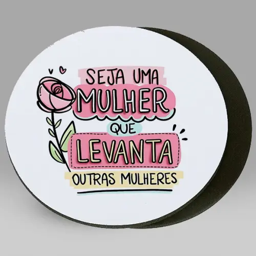 Mouse Pad Dia das Mulheres Personalizado
