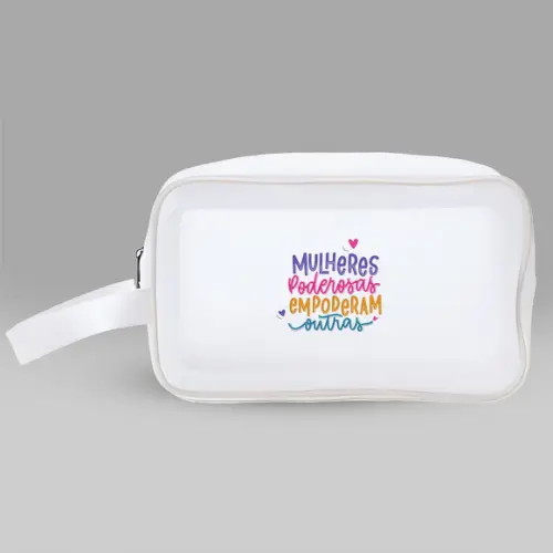 Necessaire de Pvc Dia das Mulheres Personalizada