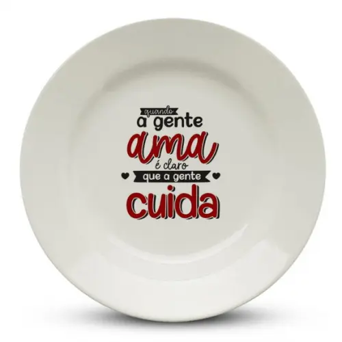Prato Dia dos Namorados Personalizado