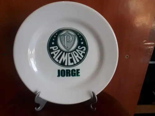 Prato de Porcelana com Suporte